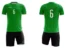 Koszulka siatkarska męska Set w kolorze zielonym