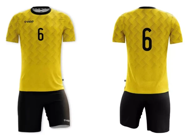 Koszulka siatkarska męska Set w kolorze żółtym