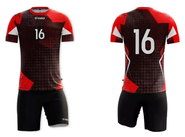 Koszulka siatkarska męska Spike w kolorze czerwonym