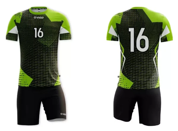 Koszulka siatkarska męska Spike w kolorze limonkowym