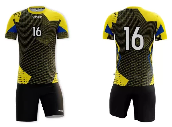 Koszulka siatkarska męska Spike w kolorze żółtym