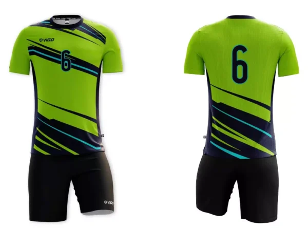 Koszulka siatkarska męska Winner w kolorze limonkowym