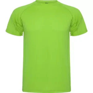 Koszulka sportowa jasnozielona dla uczniów idealna na WF