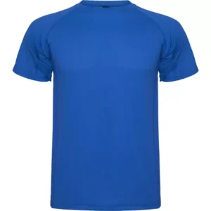 Koszulka sportowa niebieska dla uczniów idealna na WF