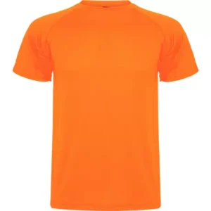 Koszulka sportowa pomarańczowa dla uczniów idealna na WF