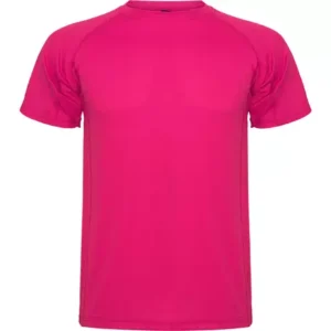 Koszulka sportowa różowa dla uczniów idealna na WF