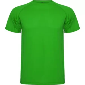 Koszulka sportowa zielona dla uczniów idealna na WF