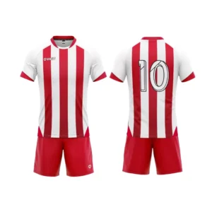 Strój piłkarski Champion 3 w kolorze czerwono-białym