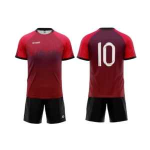 Strój piłkarski Striker 4 w kolorze bordowym