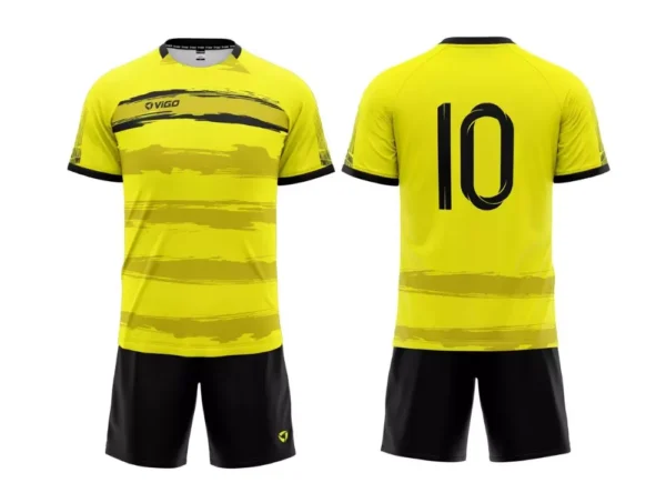 Strój piłkarski Striker 7 w kolorze żółtym