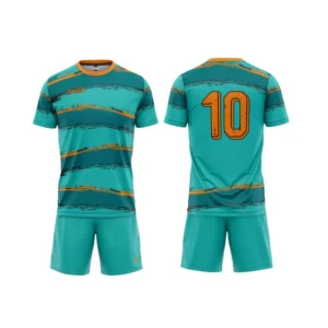 Strój piłkarski Team 1 w kolorze turkusowym