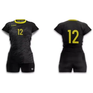 Strój siatkarski damski Kill w kolorze czarnym