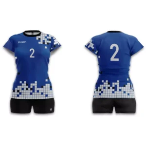 Strój siatkarski damski Mirage w kolorze niebieskim