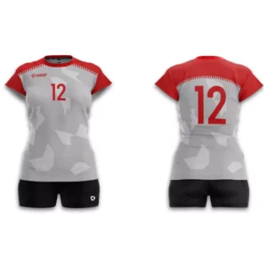 Strój siatkarski damski Tactic w kolorze szarym