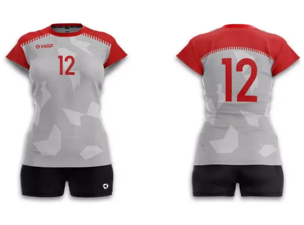 Strój siatkarski damski Tactic w kolorze szarym