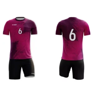 Strój siatkarski męski Grande w kolorze fioletowym