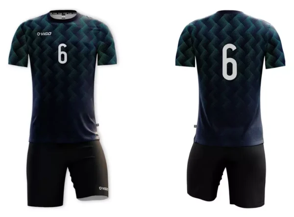 Strój siatkarski męski Set w kolorze granatowym