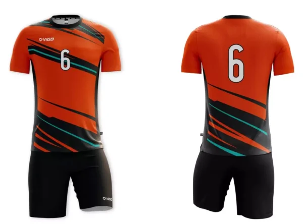 Strój siatkarski męski Winner w kolorze pomarańczowym