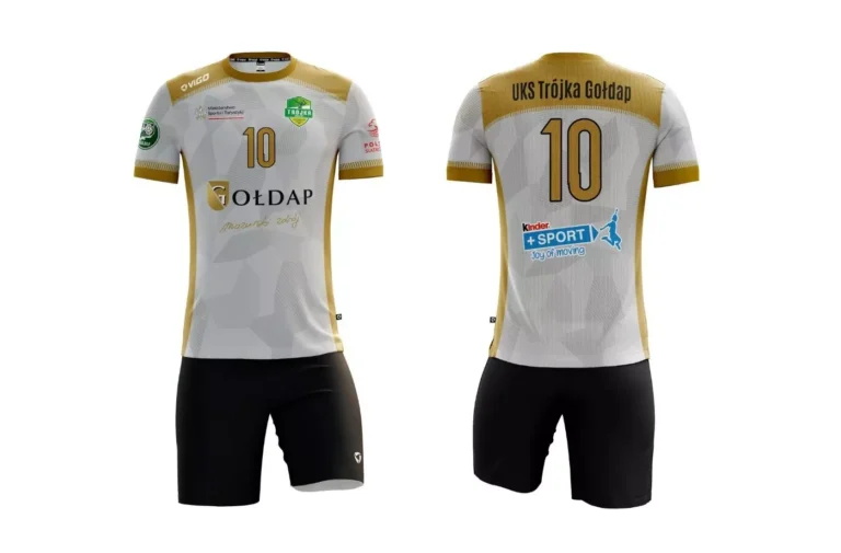 Strój siatkarski Tactic UKS Trójka Gołdap w kolorze białym
